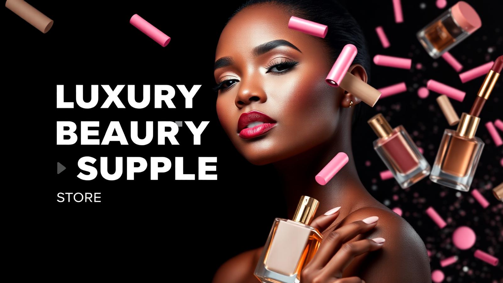Luxury beauty model